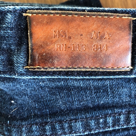 MDW SALE Billy Reid Selvage Denim Jeans - Picture 3 of 6